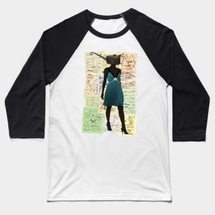 Vintage Kayes Oilcan Girl Baseball T-Shirt